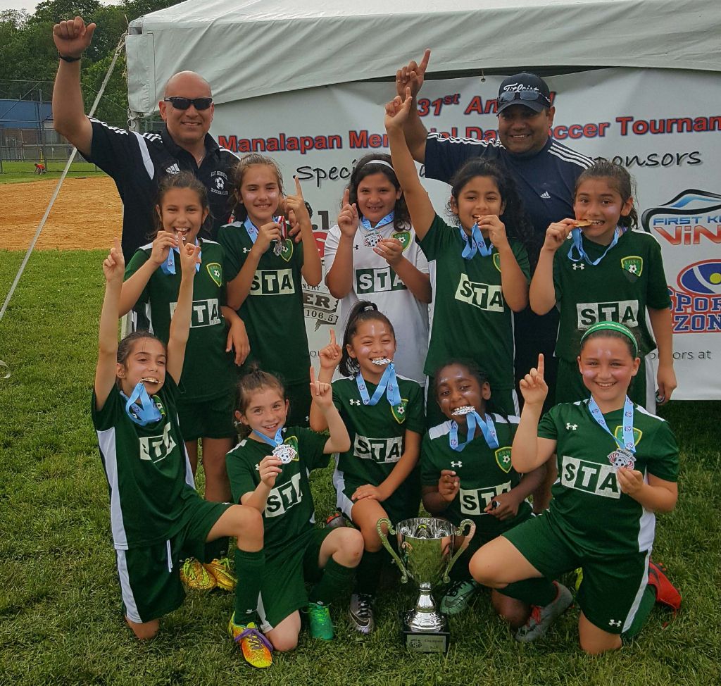 EBSC Santos '07 Champions at the Manalapan Memorial Day Tournament