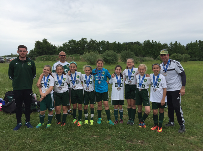 EBSC Crush 06 Girls Champions at the Sunburst Tournament